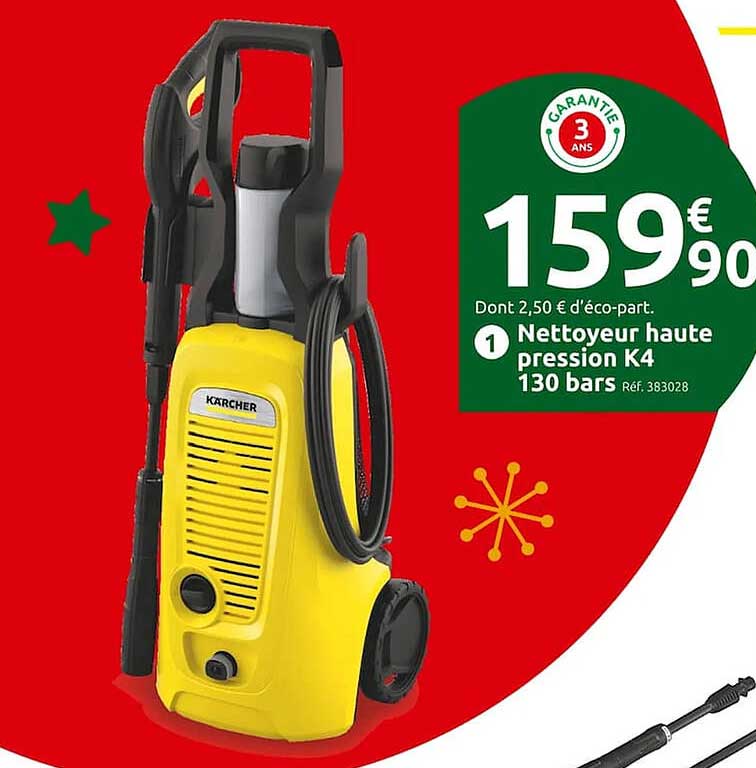 nettoyeur haute pression k4 130 bars