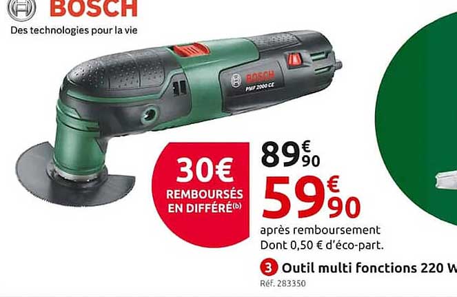outil multi fonctions 220w