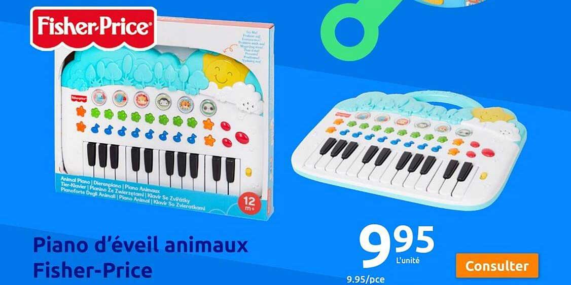 piano d'éveil animaux fisher-price
