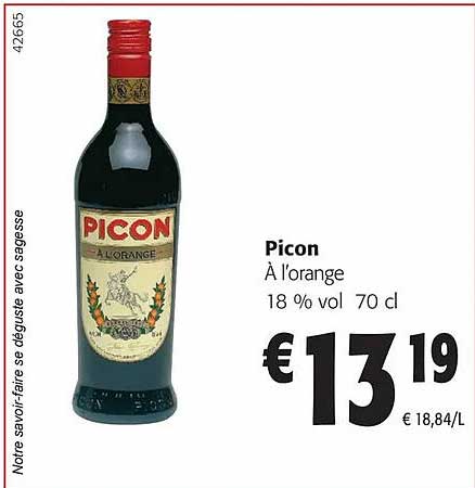 picon à l'orange 18% vol