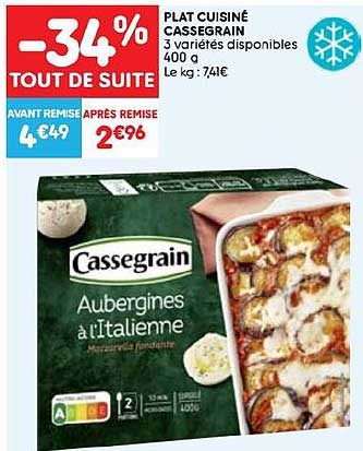 Plat  Cuisiné  Cassegrain