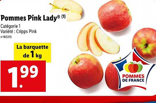 Pommes Pink Lady
