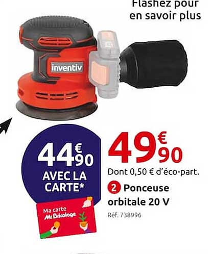 Ponceuse Orbitale 20 V