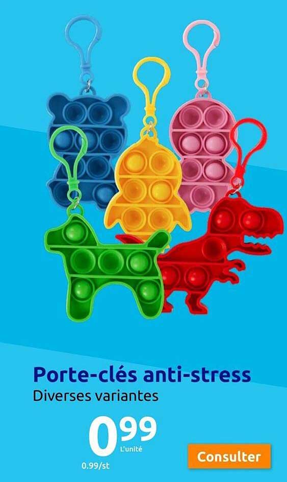 Porte-clés Anti-stress