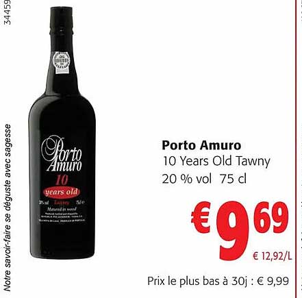 porto amuro 10 years old tawny 20% vol