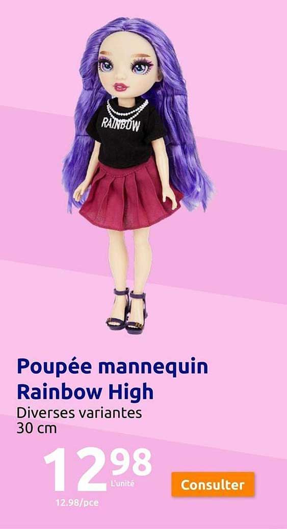 poupée mannequin rainbow high