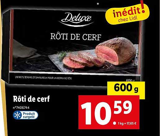 rôti de cerf