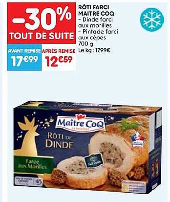 Roti Farci  Matire Coq