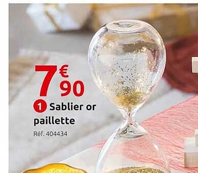 sablier or paillette