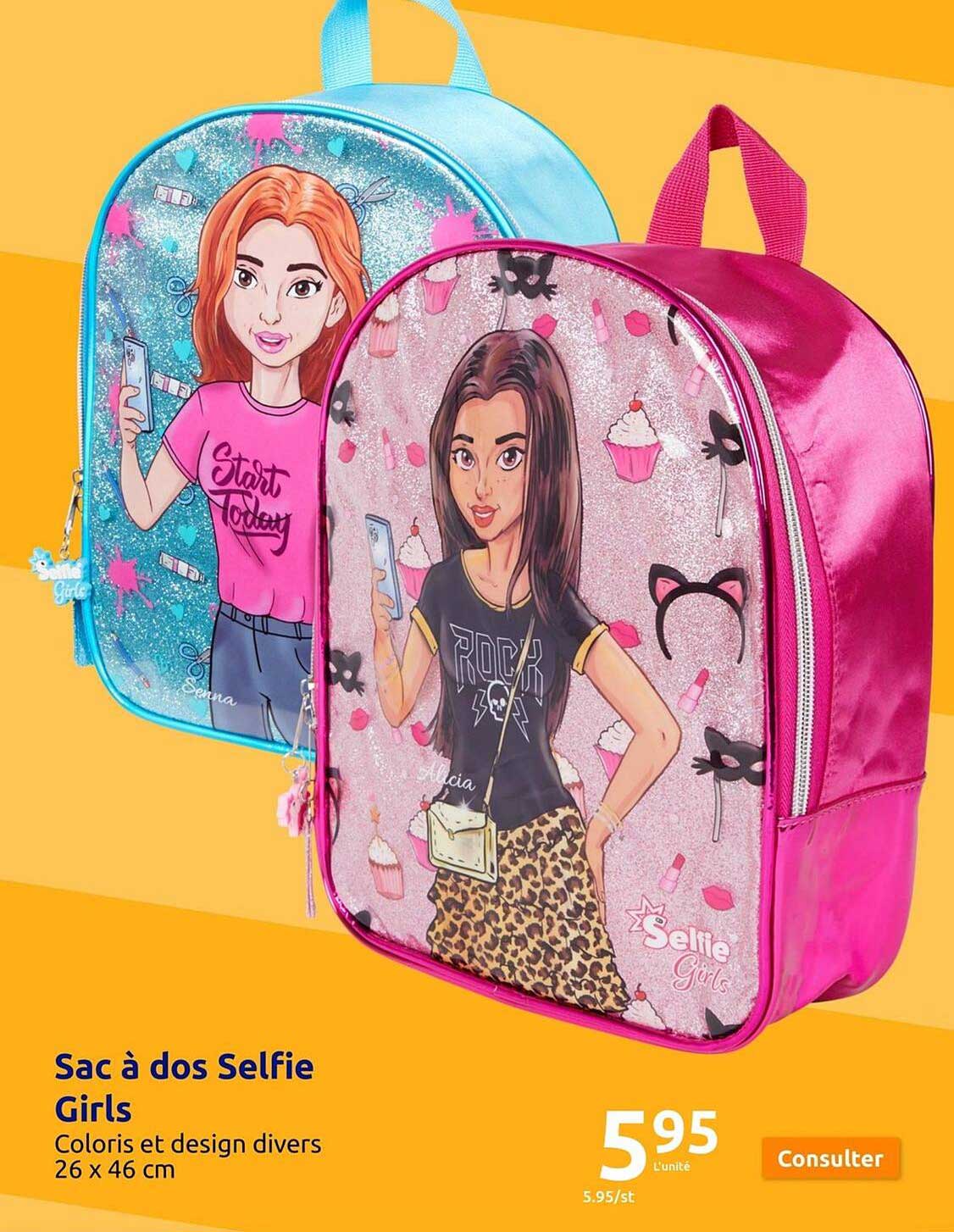 sac à dos selfie girls