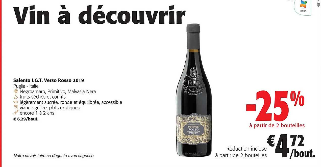 salento i.g.t. verso rosso 2019