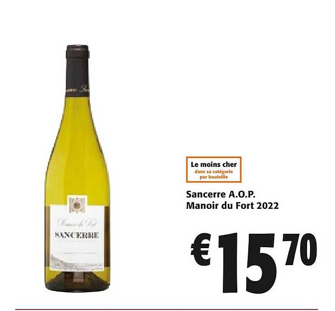 sancerre a.o.p. manoir du fort 2022