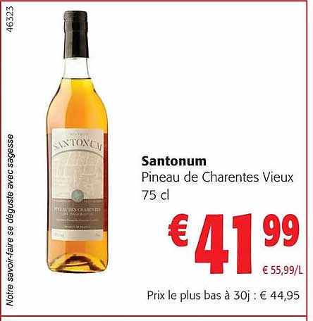 santonum pineau de charentes vieux