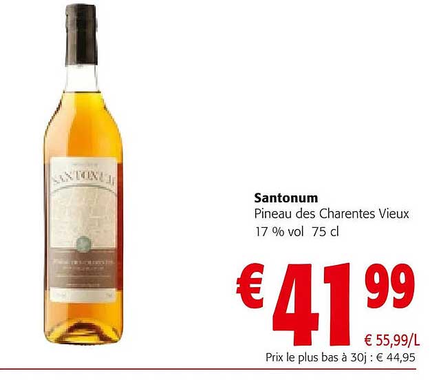 santonum pineau des charentes vieux 17% vol