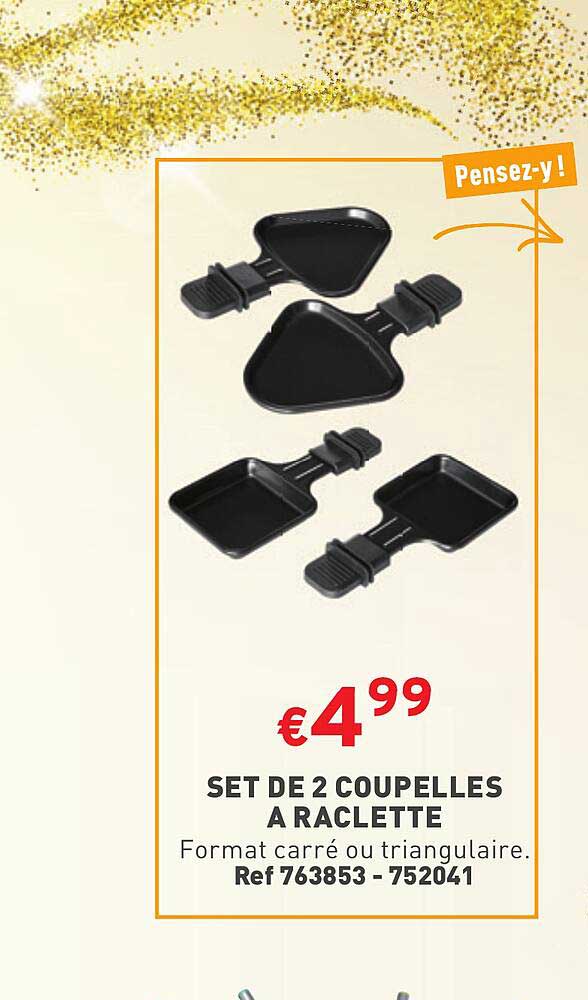 Set De 2 Coupelles A Raclette