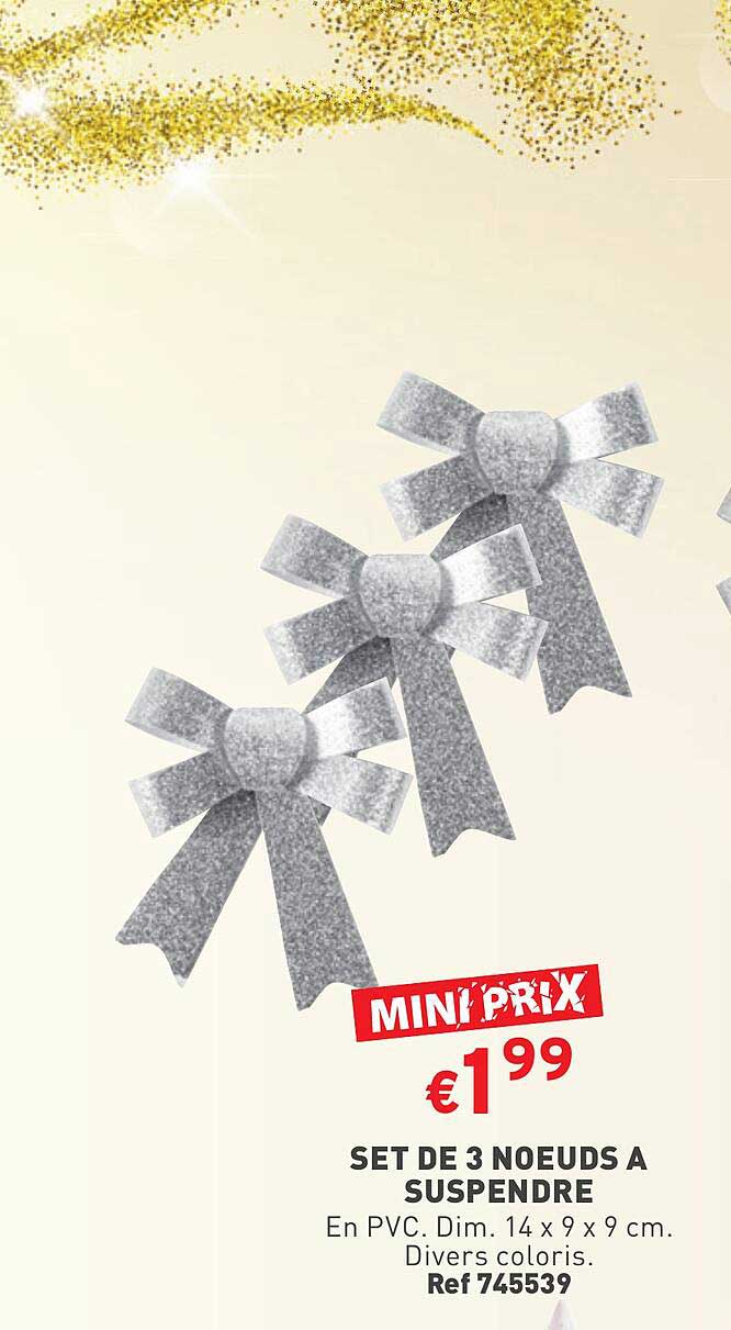 set de 3 noeuds a suspendre