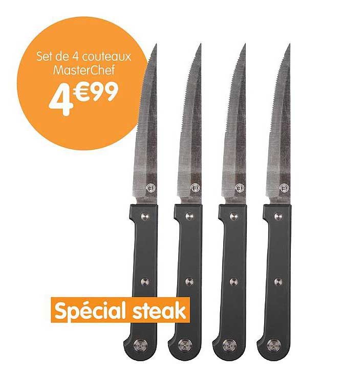 Set De 4 Couteaux Master Chef