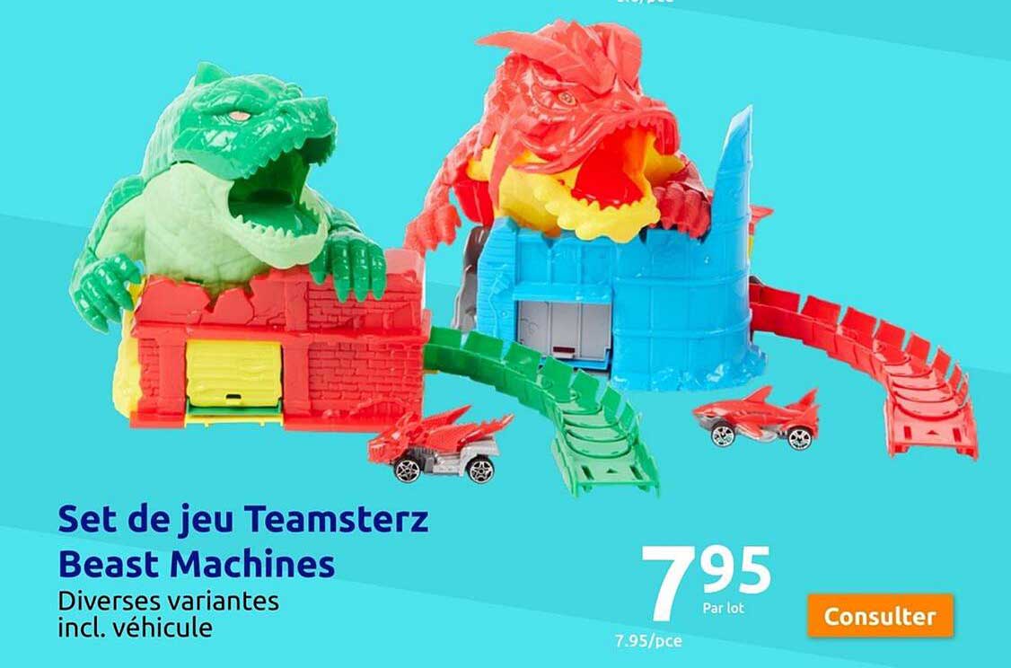 set de jeu teamsterz beast machines