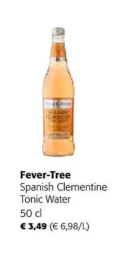 spanish clementine tonic water fever-tree