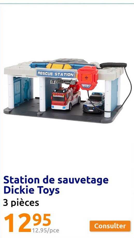 stationd e sauvetage dickie toys