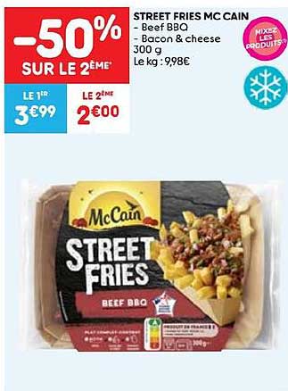 street fries  mccain