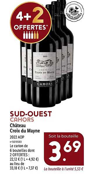 sud-ouest cahors château croix du mayne