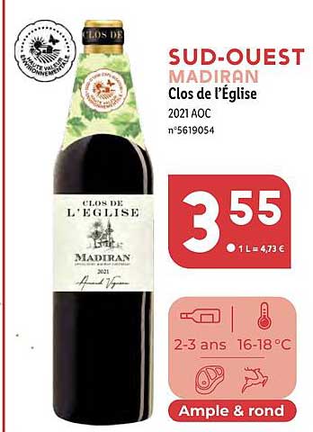 sud-ouest madiran clos de l'église