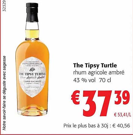 the tipsy turtle rhum agricole ambré