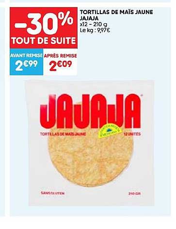 tortillas de maïs  jaune  jajaja