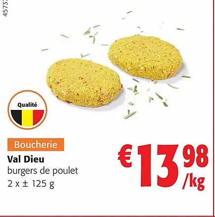 val dieu burgers de poulet