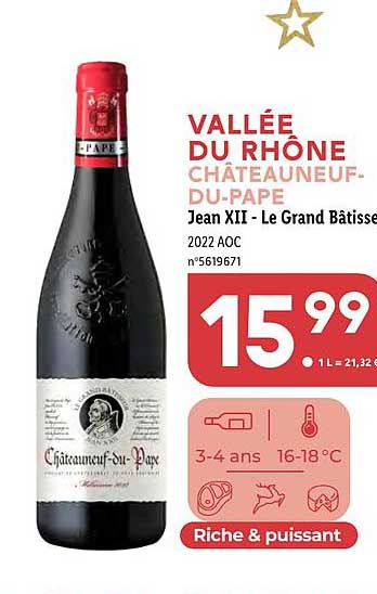 vallée du rhône châteauneuf-du-pape jean xii - le grand bâtisse