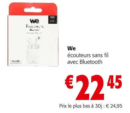 We écouteurs Sans Fil Avec Bluetooth