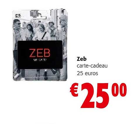 Zeb Carte-cadeau