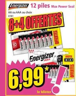 12 piles max power seal energizer