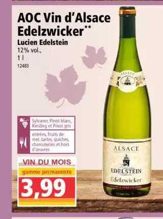 aoc vin d'alsace edelzwicker lucien edelstein