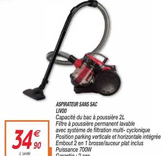 Aspirateur Sans Sac Livoo