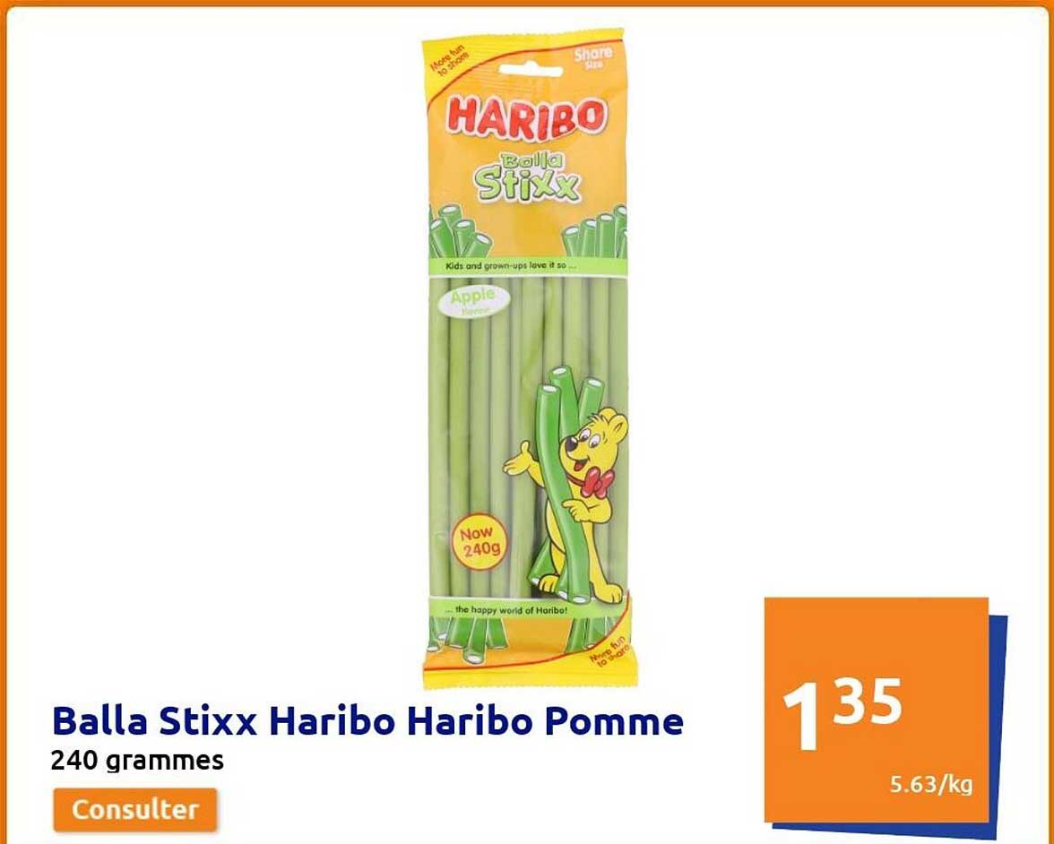 balla stixx haribo pomme