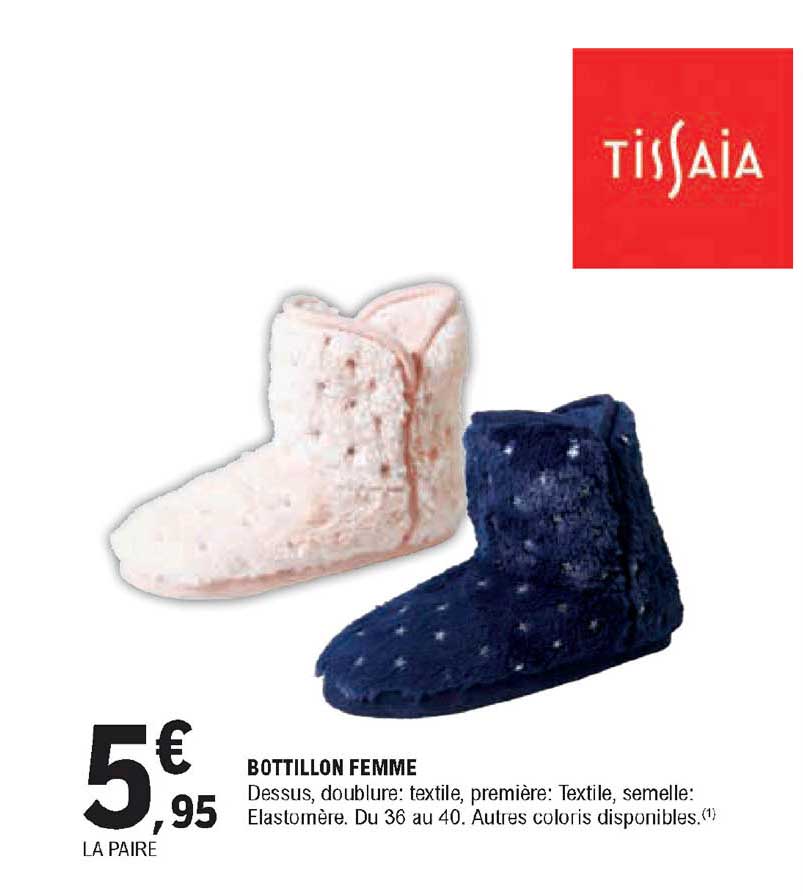bottillon femme tissaia