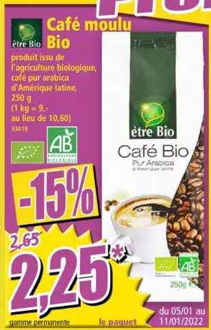 café moulu bio être bio