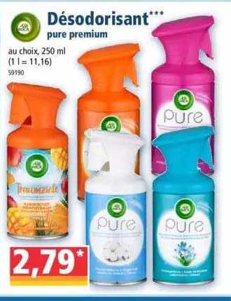 désodorisant pure premium air wick