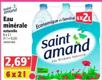 Eau Minérale Naturelle Saint Amand
