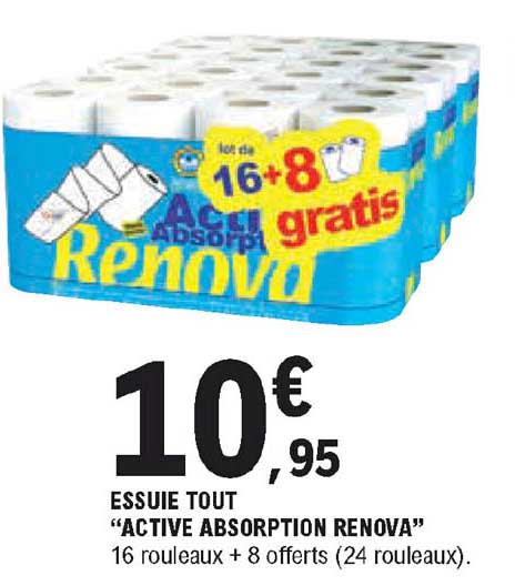 essuie tout "active absorption renova"