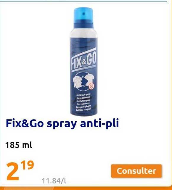 Fix&go Spray Anti-pli