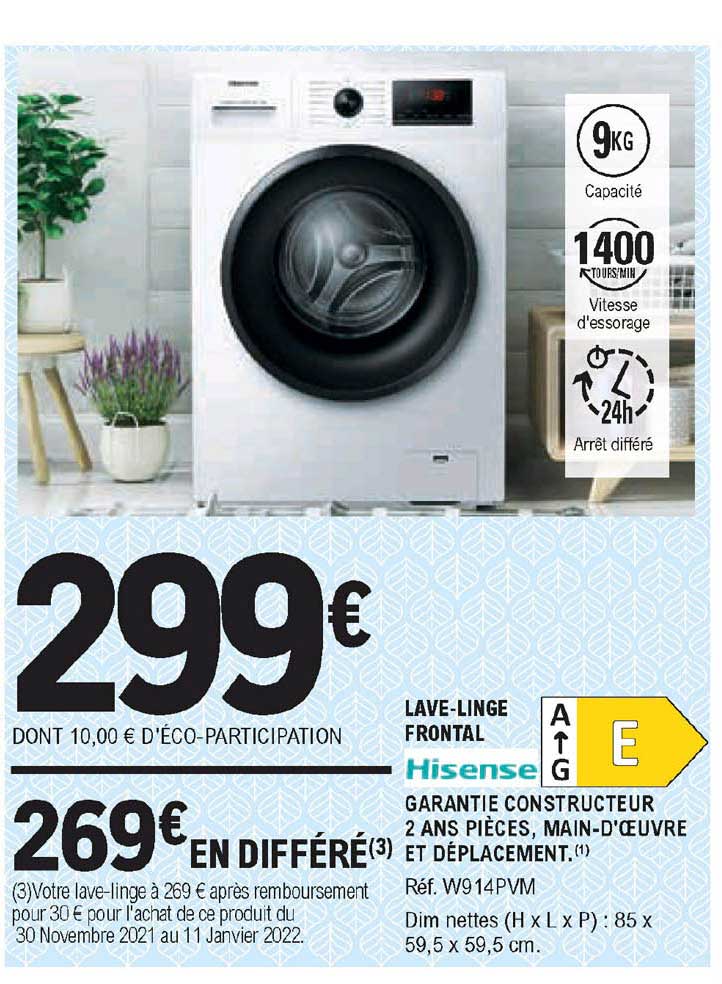 Hisense Lave-linge Frontal