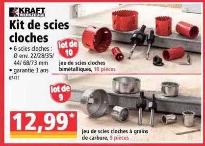 kit de scie cloches kraft werkzeuge