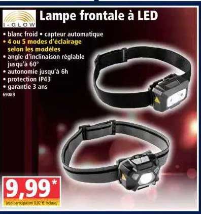 lampe frontale à led i-glow