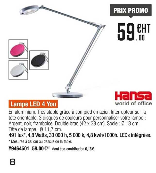 lampe led 4 you hansa