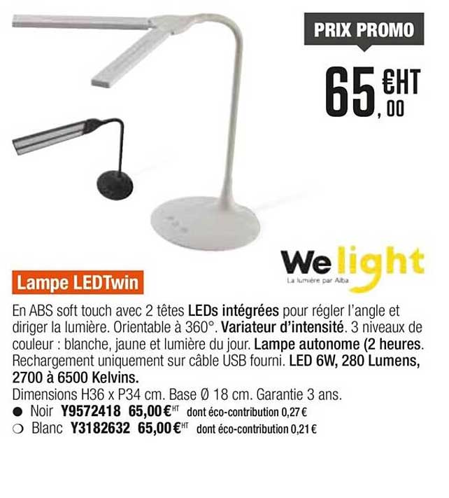 Lampe LedTwin Welight