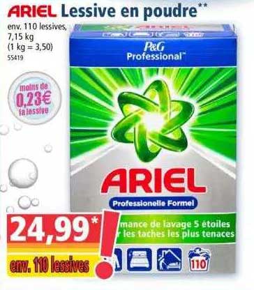Lessive En Poudre Ariel