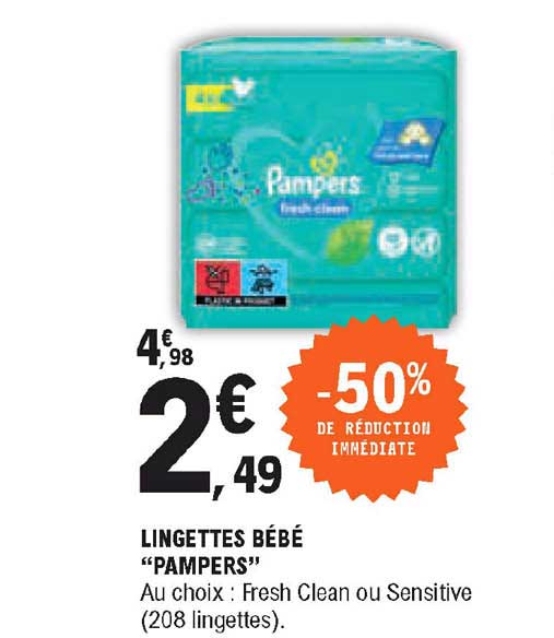 Lingettes Bébé Pampers